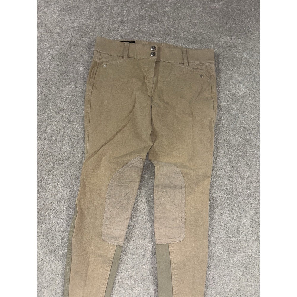 Ariat Pro Series Riding‎ Pants Womens 26R Beige Breeches Equestrian Stretch